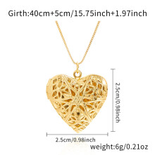 Silver Heart Locket Necklace for Women Unique Design Holds Photos with Elegance