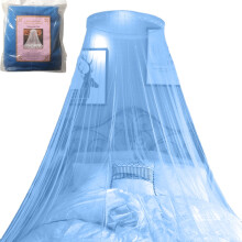 Mosquito Net Ceiling Installation, Encrypted Dome Net, Polyester Bed Canopy, Easy Setup for Living Room, Rental Housing