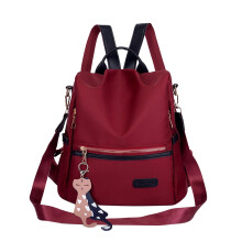 Rucksack für Damen, kleiner wasserdichter Nylon-Rucksack mit Diebstahlschutz, Schultertasche, modischer Reiserucksack