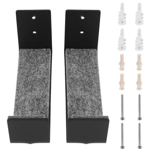 1Pair Hot Surfboard  Mount Rack,Kayak Boat Wall Rack Black