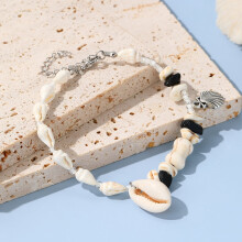 Hot-Selling Summer Cute Friendship Bracelet - Vintage Ceramic Dog Bone Charm Bracelet for Women - Whimsical and Unique Design