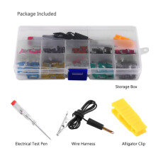 100Pcs Micro Mini Blade Assortment Kit, 3A-35A, Zinc Alloy, Automotive Specialty Tools