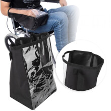Acouto Wheelchair Control Panel Cover, Waterproof Control Panel Cover, Oxford Cloth Black