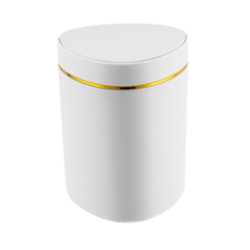 Push-type Desktop Trash Can Mini Trash Can with Lid, Tiny Plastic Trash Bin, Counter Garbage Lint Bin for Car Bathroom,Office,Kitchen,Desk