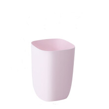 1-Gallon Lidless Trash Can for Living Room, Bedroom, Kitchen & Bathroom – Sturdy PP Plastic, Space-Saving Design (1 Pack)