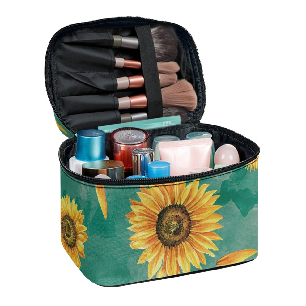 Cosmetic Bag Portable Hanging Polyester 8.86x6.5x5.9 Inch