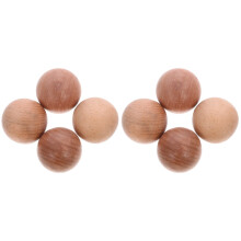 Magnifiques boutons de meuble en bois (lot de 8), boutons de commode en bois, boutons de tiroir en forme de boule en bois, boule en bois pour loisirs