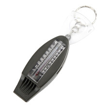 Compatible with Samsung Galaxy Ring Sizing Kit Whistle Multifunctional 4 In 1 Whistle Magnifier With Key Chain Outdoor Travel Emergency Kit