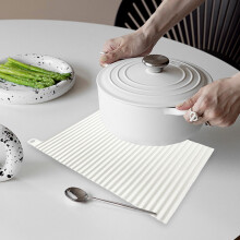 Kitchen Insulated Dining Table Mat Hanging Squares Sink Drains Mat Restaurant Non Slip Insulated Bowl Mat Cup Mat