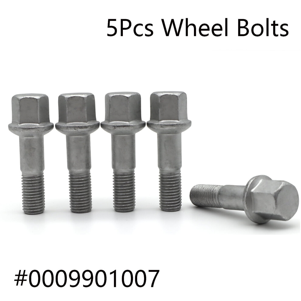 5Pc Car Wheel Bolts Lug Nuts M12x1.5 For Mercedes-Benz C220 C280 Clk320 E320 E430 0009901007 9065194475981