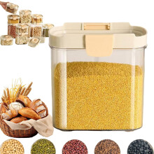 Bocal de conservation Umckit à fermeture poussoir, récipient Umckit, boîte alimentaire à couvercle ajustable, pour céréales, aliments secs,