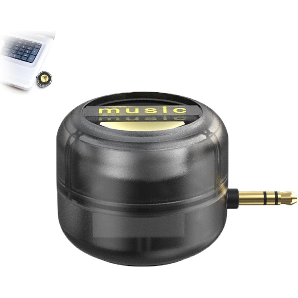Portable 5X Speaker Amplifier Â Plug & Play For Music/Calls, 3.5Mm/Type-C, Compatible With Mobile Phones, For Parties/Meetings/Car (Black) Black 9065194476841