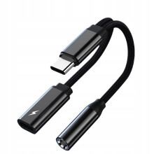 Adapter audio do rozdzielacza typu C na3,5mm2w1