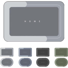 Tapis de bain Magic Mat modernisé – Séchage rapide, antidérapant, imperméable, tapis confortable compatible avec Modrindz