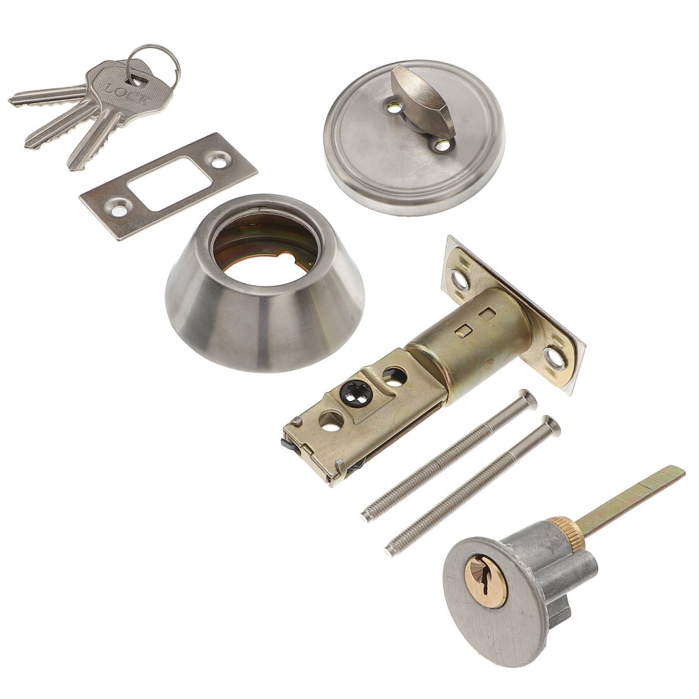 Front Door Lock Privacy Knob Handle With Exterior Finish, Security Hardware For Home Entry 9065194477244