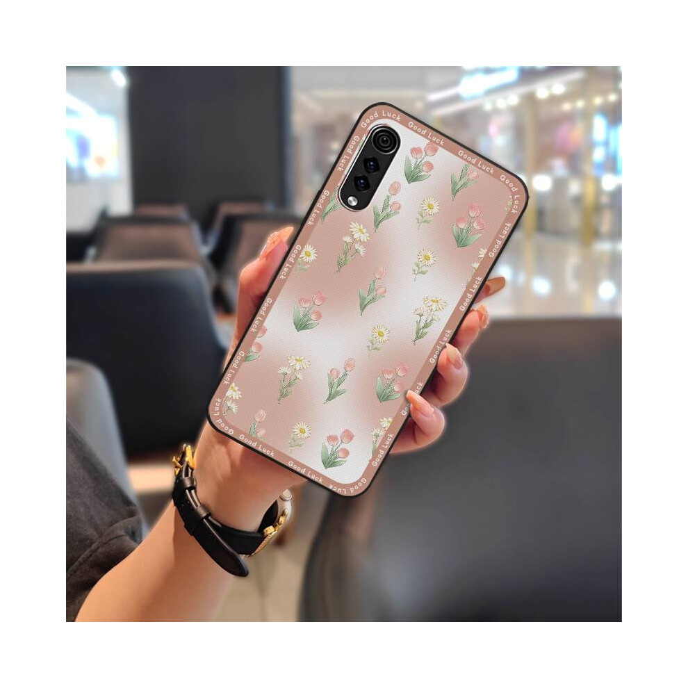 Shockproof Waterproof Phone Case For Compatible With Lg Velvet 4G/5G – Graffiti Flower Tpu Case, Dirt-Resistant & Anti-Knock 9065194476469
