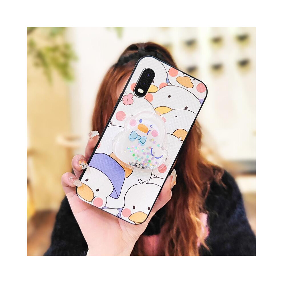 Phone Case For Samsung Galaxy Xcover Pro Â Waterproof, Rotatable Stand, Glitter Quicksand Tpu Silicone Soft Case 9065194477855