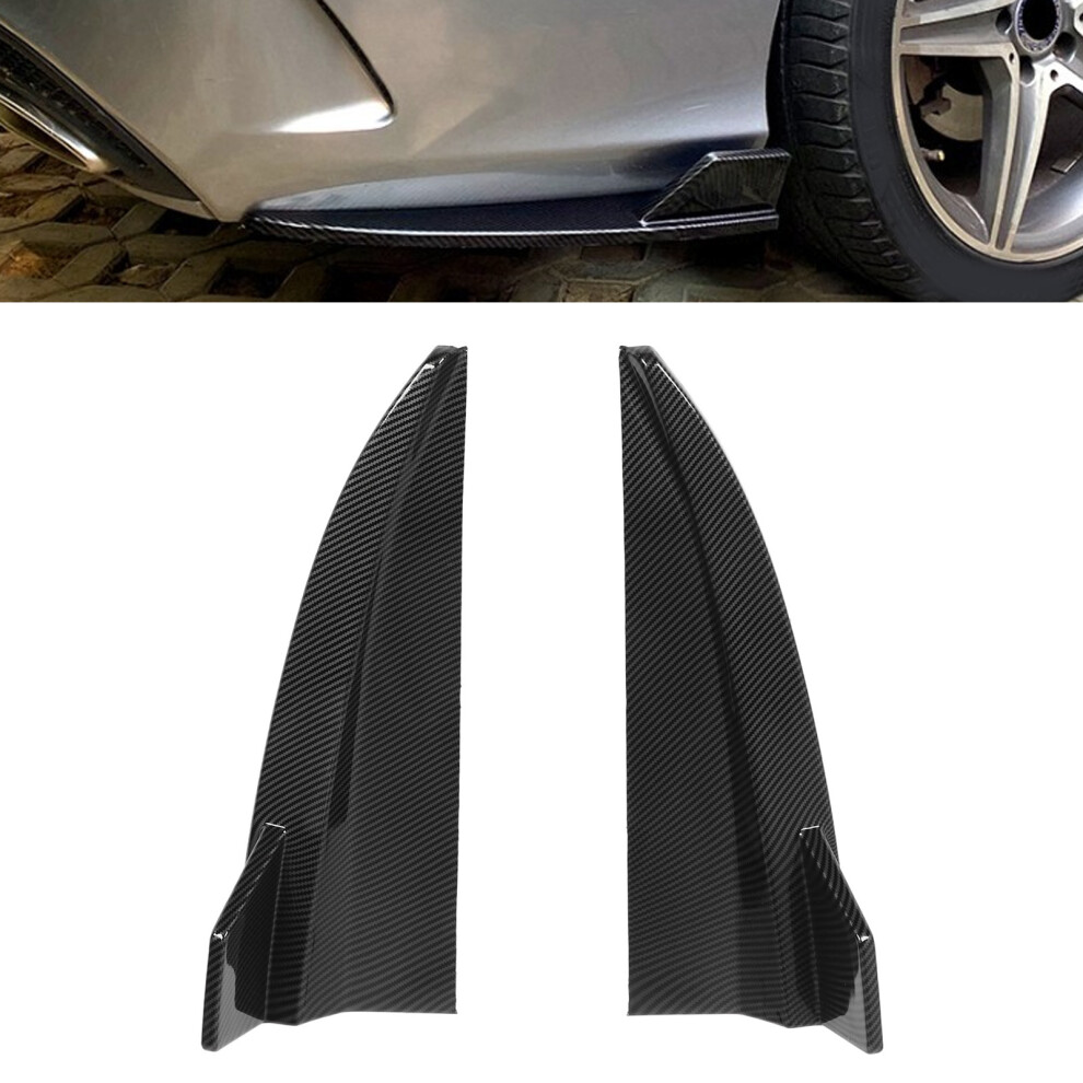 Rear Bumper Side Splitter For CâClass Wagon S205 2015-2021 Carbon Fiber Style 3481387628938