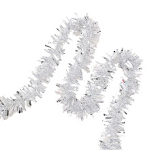 Guirlande dorée de 2 m – Décoration pour sapin de Noël, plafond, fêtes (Saint-Valentin, Nouvel An, anniversaire) – Intérieur/Extérieur