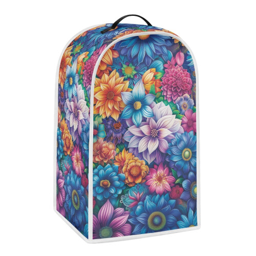 Dust Protector Polyester Kitchen Blender Dust Cover Flowers Handle Blender Dust Cover for Home Kitchen 1