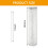24 Pcs Stainless Steel Lint Traps Silver Laundry Mesh Washer Hose Filter 3
