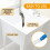 24 Pcs Stainless Steel Lint Traps Silver Laundry Mesh Washer Hose Filter 5