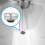 2Pcs Sink Strainer and Kitchen Sink Stopper for Drain Straining and Draining Stops 7