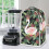 Swan and Floral Pattern Kitchen Blender Dust Cover Dust Protector with Hand Strap Dustproof 5