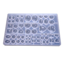 Multi-shape UV Epoxy Pendant Molds Handmade Jewelry Making Silicone Mold DIY Epoxy Resin Art Craft Molds Gift for Girls