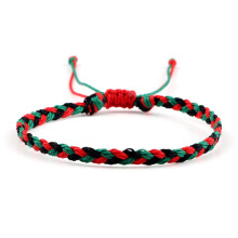 Bracelet Taiwan Wax Cord Braided Friendship Colorful Gift/23