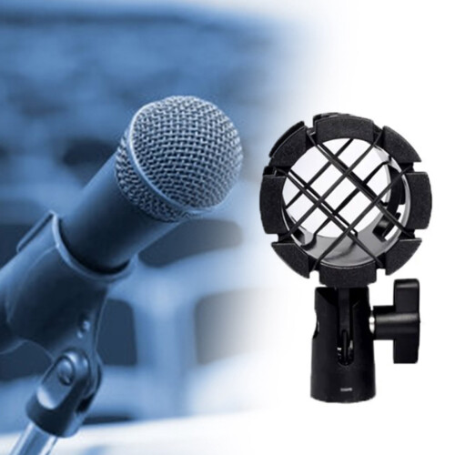 Microphone Shock Mount with Adjustable Features Lightweight for Various Handheld Microphones Bracket 1