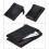 Men's Folding Double Zip Wallet RFID Blocks Retro Short Coin Purse 2