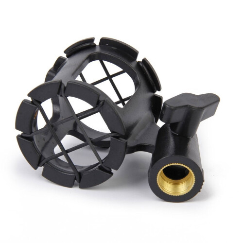 Microphone Shock Mount with Adjustable Features Lightweight for Various Handheld Microphones Bracket 2