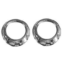 Car Front Fog Light Ring Cover Fog Lamp Decorative Frame for L200 Triton Strada 2006-2009