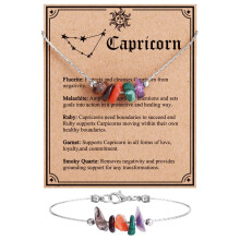 Armband Zodiac Stone Mixed Color2025Oregelbunden/Stil14