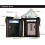 Men's Folding Double Zip Wallet RFID Blocks Retro Short Coin Purse 6