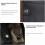 Men's Folding Double Zip Wallet RFID Blocks Retro Short Coin Purse 7