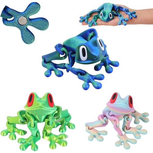 Magnetic Frog Collectible 3D Printed 8 Inch