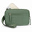 DAMAI women's nylon quilted RFID wristlet wallet with 3 1
