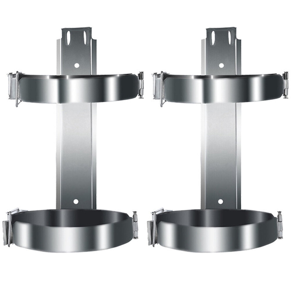 2Pcs Fire Extinguisher Mounting Bracket Heavy Duty Iron For Vehicle And Office Use 9180435447111