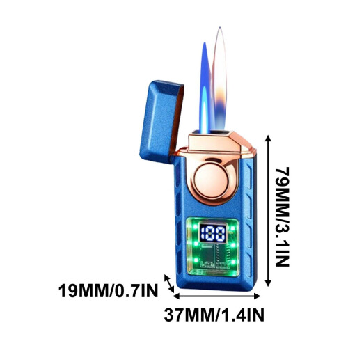 Intelligent Voice-Controlled Rechargeable Fire Lighter, Adjustable Flames, Windproof Torch for Cooking/Camping/BBQ – Compatible with USB-C