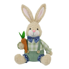 Easter Bunny Soft Doll Ornament Pastel 1 piece