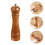 1Pc Refillable Stainless Steel Pepper Grinder for 1
