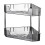 Triangular Corner Kitchen Shelf for Spices & Condiments – Space-Saving Wall or Countertop Organizer, Compatible with Small Kitchens, Apartments, 1