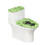 Clover Cat Pattern Round Toilet Lid Dust Covers 2-Pack 1