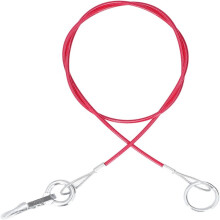 Breakaway Trailer Cable Trailer Brake Cable RV Carbon Steel Spring Towing Wire Heavy Duty Wire Safety Cables Strap For Towing Trailer