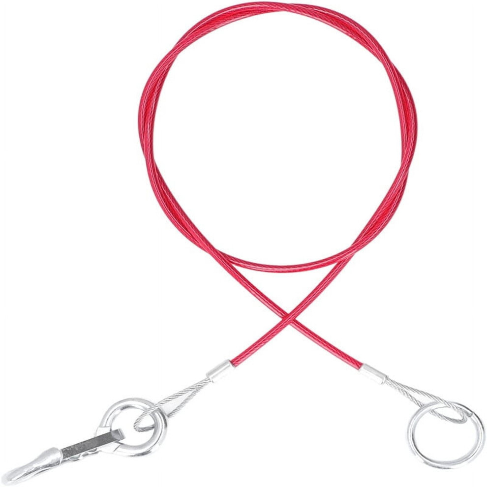 Breakaway Trailer Cable Trailer Brake Cable RV Carbon Steel Spring Towing Wire Heavy Duty Wire Safety Cables Strap For Towing Trailer-image-OPC-PSDK76D-NEW
