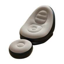Portable Inflatable Lounge Chair | Indoor/Outdoor Air-Filled Seating for Camping, Beach & Patio | Lightweight Chaise with Quick Inflation Valve