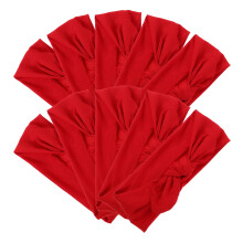 Red Bunny Ear Headband for Girls Soft Stretchy Fabric