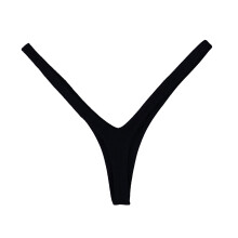 Alluring V Shaped Thong Panties Low Rise Cotton Underwear High-grade comfort For Women